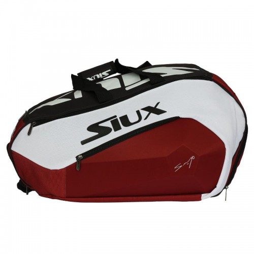 Siux Sanyo Diablo vermelho preto saco raquete de padel Siux Sanyo Diablo vermelho preto saco raquete de padel