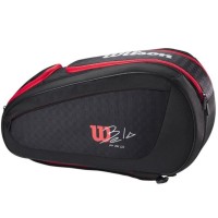 Paletero Wilson Bela V3 Negro Rojo  Oferta + Barato