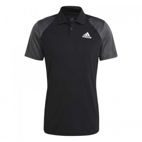 Polo Adidas Club Black Grey Polo Adidas Club Black Grey