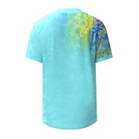 Polo Bidi Badu Melbourne Aqua Mix  Offre - Pas cher