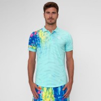 Polo Bidi Badu Melbourne Aqua Mix  Offre - Pas cher
