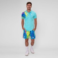 Polo Bidi Badu Melbourne Aqua Mix  Offre - Pas cher