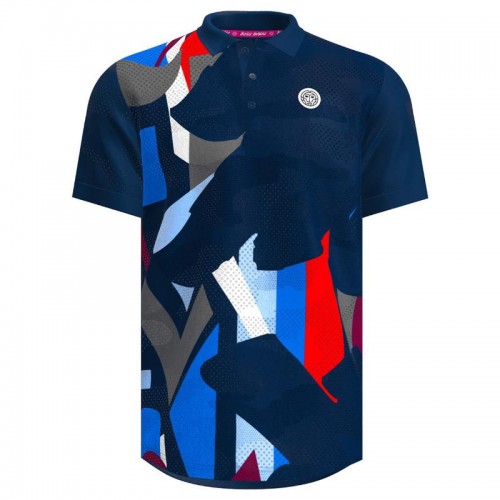 Bidi Badu New York Polo Bleu Fonce Rouge Bidi Badu New York Polo Bleu Fonce Rouge