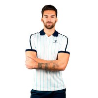 Polo Cartri Amonet Branco Azul Marinho  Oferta + Barato