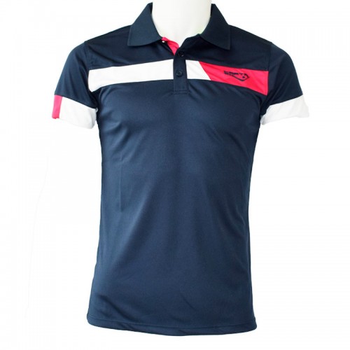 Polo Cartri Cinqa Azul Escuro Morango Junior Polo Cartri Cinqa Azul Escuro Morango Junior