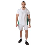 Polo Cartri Memingen Blanc Vert  PADELPOINT Polo Cartri Memingen Blanc Vert