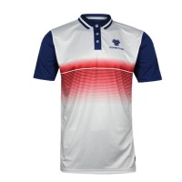 Cartri Roterdam Polo Blanc Bleu Marine  Offre - Pas cher