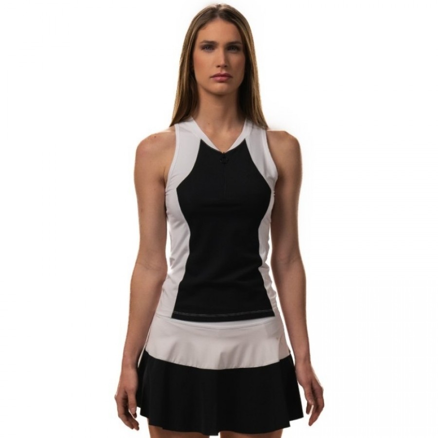 Polo Drop Shot Luna Negro Blanco  Oferta + Barato