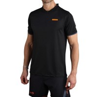 Polo Endless Bravery Negro Naranja  Oferta + Barato