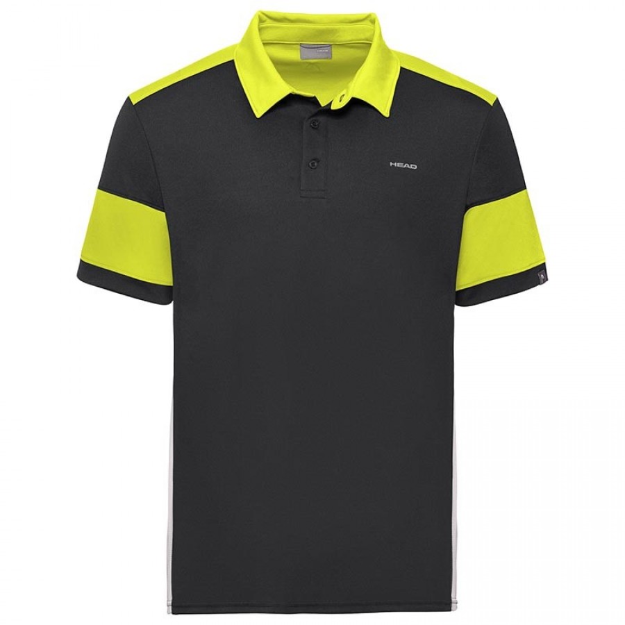 Polo Head Ace Preto Amarelo