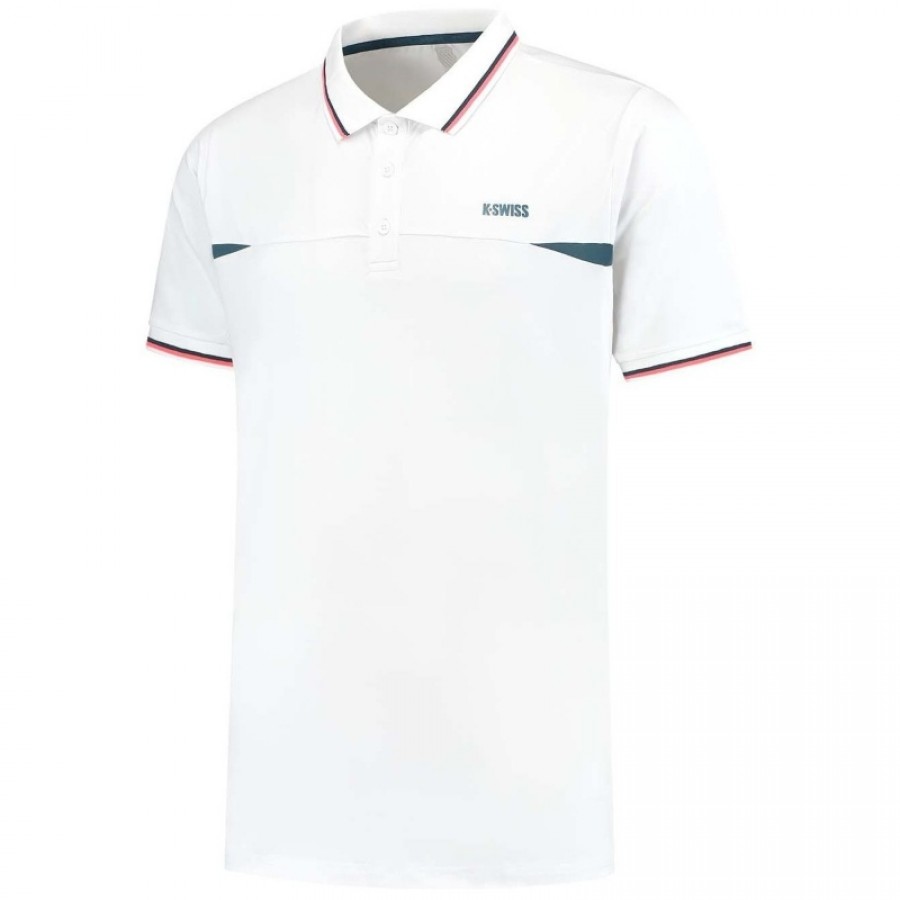 Polo Kswiss Hypercourt 7 Blanco  Offre - Pas cher