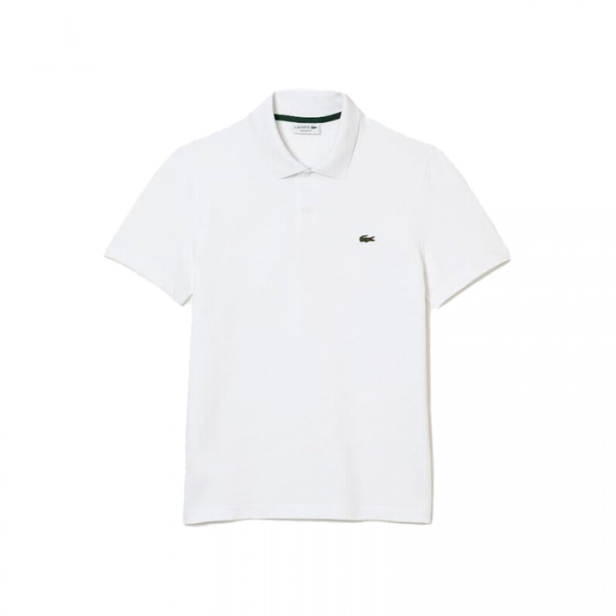 Polo Lacoste Regular Fit Blanco  Oferta + Barato