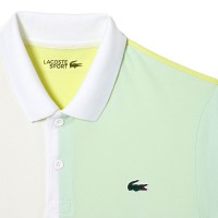 Lacoste Regular Fit Recycled Polo Shirt White Green