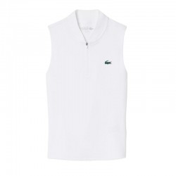 Polo Lacoste Sleeveless Ultra Dry Blanco Mujer