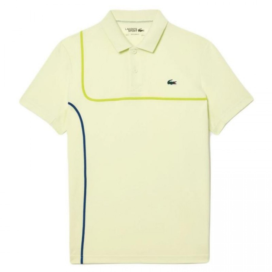 Polo Lacoste Sport Pique Amarillo  Offer + Cheap