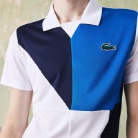 Polo Lacoste Sport Ultra Dry Blanco Marino