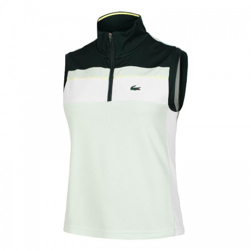 Lacoste Sport Ultra Dry Pique Verde Branco Camisa Polo Feminina Lacoste Sport Ultra Dry Pique Verde Branco Camisa Polo Feminina