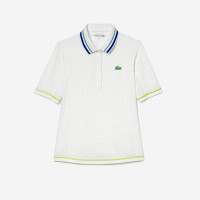 Polo Lacoste Ultra Dry Bianco Donna