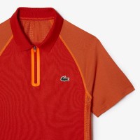 Polo Lacoste Ultra Dry Rojo Naranja  Oferta + Barato