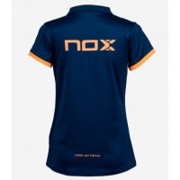 Polo Nox Pro Azul Marino Logo Naranja