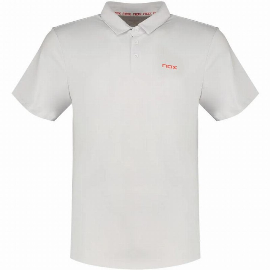Polo Nox Team Regular Blanco  Offre - Pas cher