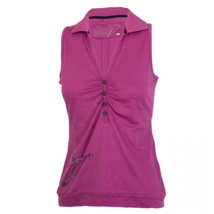 Polo Varlion M/C MD12S19 Morado Mujer  Offre - Pas cher