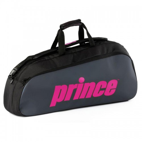 Prince Tour 1 Saco de raquete rosa preto Prince Tour 1 Saco de raquete rosa preto