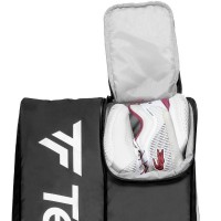 Raquetero Tecnifibre Tour Endurance Blanco Negro  Oferta + Barato