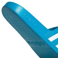 Sandale Adidas Adilette Aqua Bleu Blanc  Offre - Pas cher