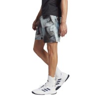 Short Adidas Printed Ergo Negro Turquesa