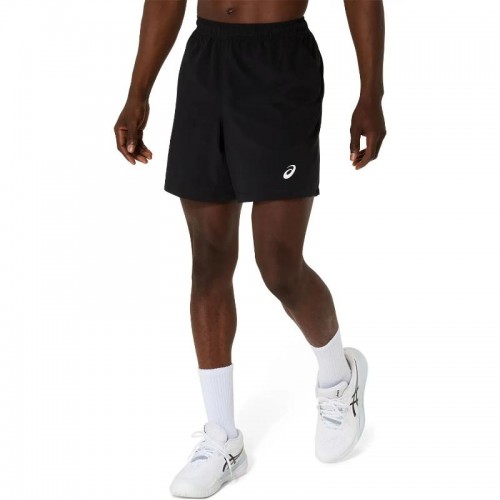 Short Asics Tribunal 7IN Negro Blanco Short Asics Tribunal 7IN Negro Blanco