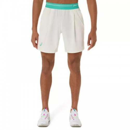 Partita corta Asics 7IN Blanco Crema