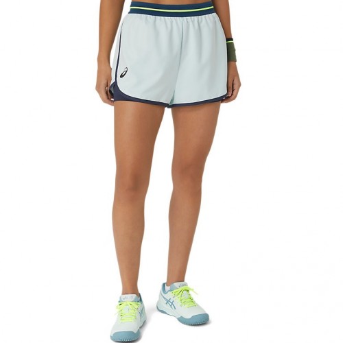 Pantaloncini Asics Match Azul Mar Mujer Pantaloncini Asics Match Azul Mar Mujer