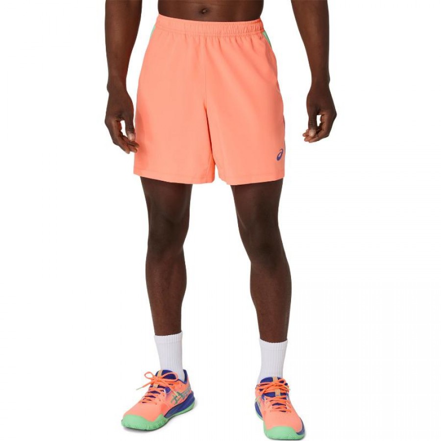 Pantaloncini Asics Padel Court 7IN Coral Menta