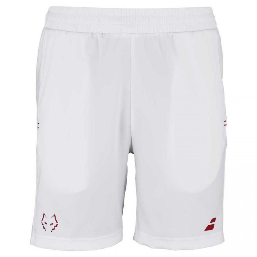 Babolat Juan Lebron Shorts Branco Vermelho