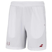 Babolat Juan Lebron White Red Shorts