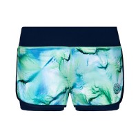 Short Bidi Badu Chidera Verde Blu Scuro Donna