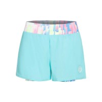 Short Bidi Badu Good Melbourne Imprime 2En1 Aqua Mix   Offre - Pas cher