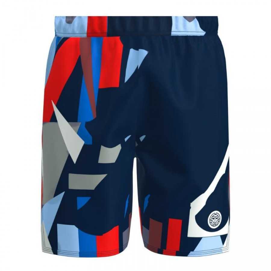 Badu New York 7Inch Dark Blue Red Bidi Shorts  Offer + Cheap