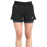 Pantaloncini Bullpadel neri Breca da donna