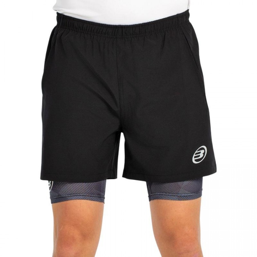 Pantaloncini Bullpadel Manzan neri
