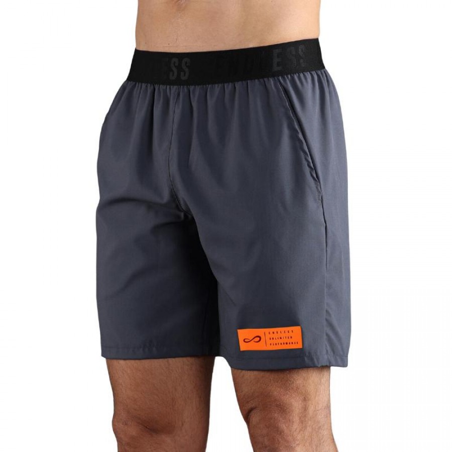 Short Endless Ace Iconic Titanium  Oferta + Barato