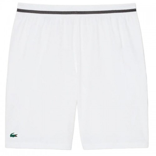 Short Lacoste Novak Djokovic Blanco Marron