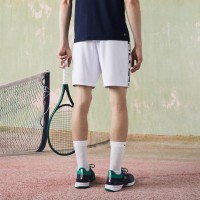 Short Lacoste Sport Blanco Estampado  Oferta + Barato