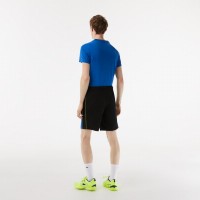 Short Lacoste Sport Negro Amarillo  Offer + Cheap