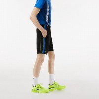 Short Lacoste Sport Negro Amarillo  Offer + Cheap