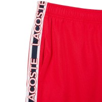 Short Lacoste Sport Rojo  Offre - Pas cher
