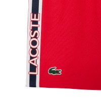 Short Lacoste Sport Rojo  Offre - Pas cher