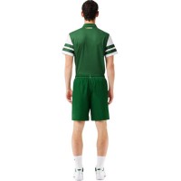 Short Lacoste Sportsuit Blanco Verde  Oferta + Barato