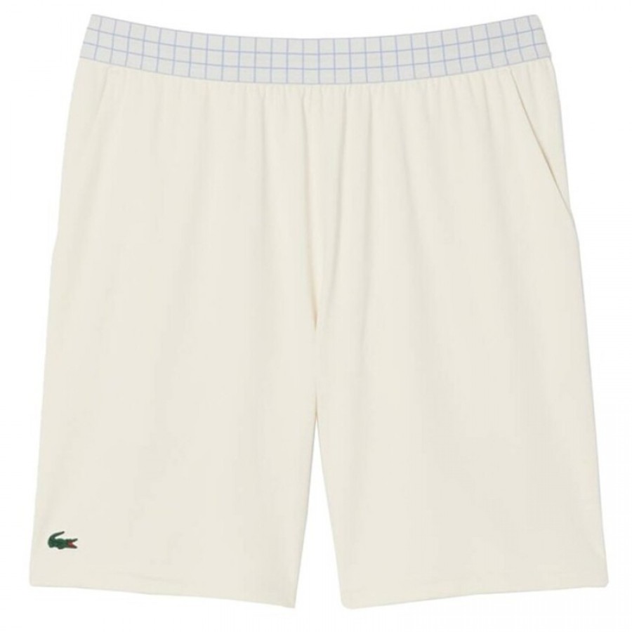 Short Lacoste Tenis Ultra Dry Blanco Roto  Offer + Cheap